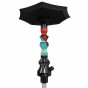 1348 ROJO B2 HOOKAH PRECIOUS CUT COLLECT RED BLUE