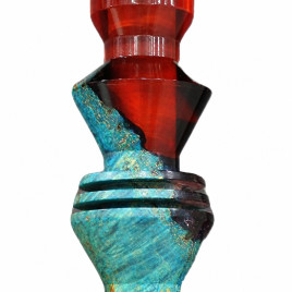 B2 HOOKAH PRECIOUS CUT COLLECT RED BLUE