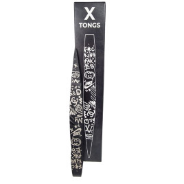 1397 PINZAS ALPHA X TONGS BLACK