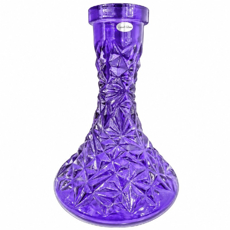 1657 PURPLE VESSEL GLASS FALDA