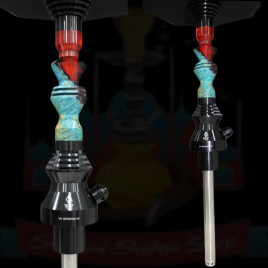 22 ROJO B2 HOOKAH PRECIOUS CUT COLLECT RED BLUE